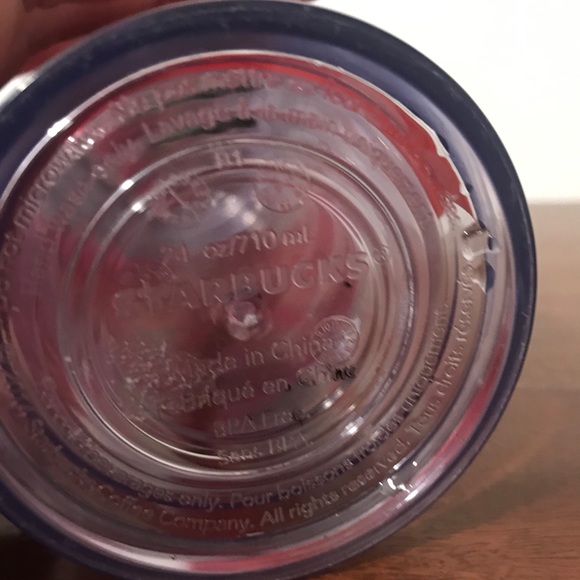 Starbucks 24 oz Tumbler Hot Pink Metallic Lid - Picture 5 of 5